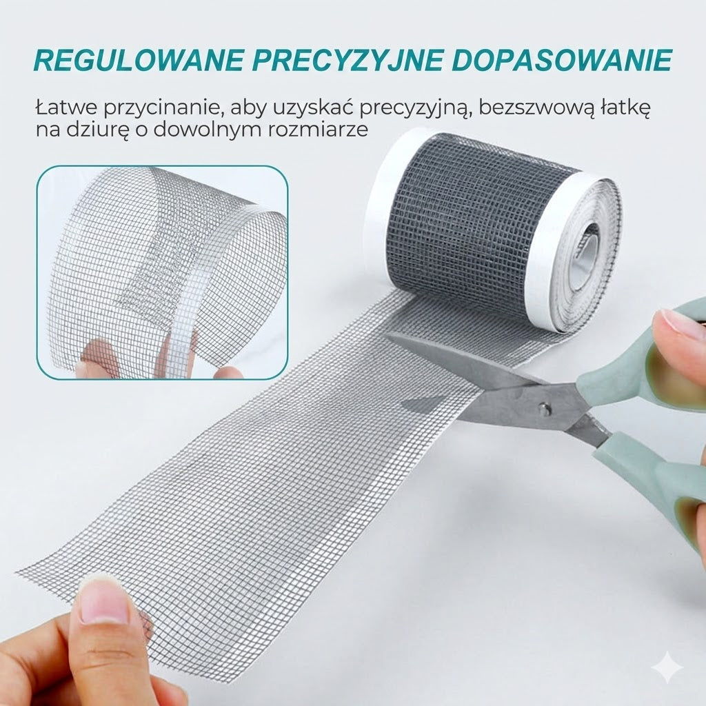 Samoprzylepna taśma do naprawy siatki przeciw owadom