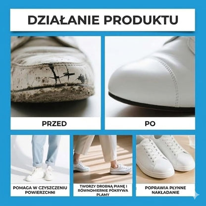 Krem do naprawy białych butów