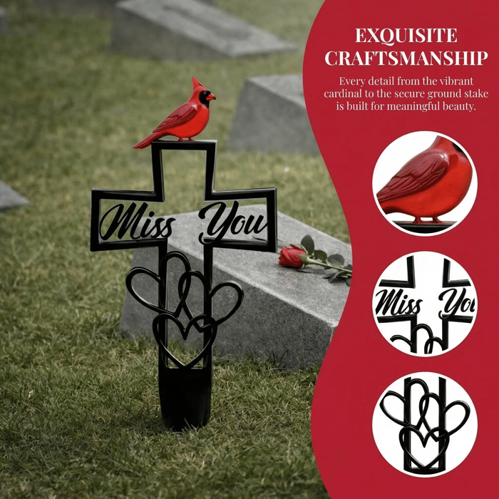 🐦💖 Metalowa tablica pamiątkowa na cmentarz ✝️