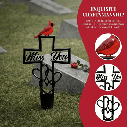 🐦💖 Metalowa tablica pamiątkowa na cmentarz ✝️