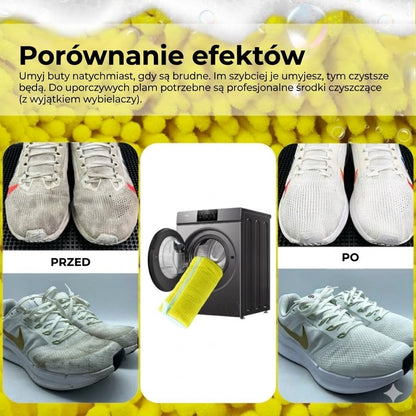 Worek do prania butów z mikrofibry – miękki i skuteczny – optymalna ochrona butów i pralki