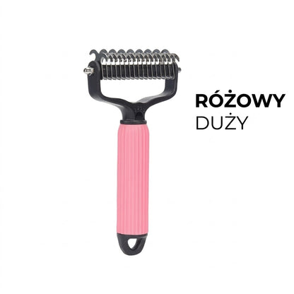 Dwustronna szczotka do pielęgnacji sierści zwierząt