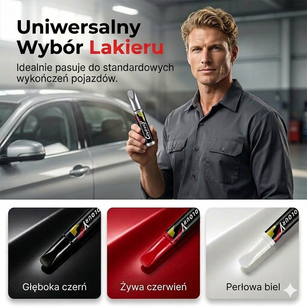 🚗 Jednodotykowy pisak do lakieru samochodowego - Usuwanie rys i naprawa lakieru ✏️