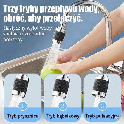 Kompaktowy filtr do wody na kran – Szybki montaż filtra do kranu (Kup 1, zgarnij 1)