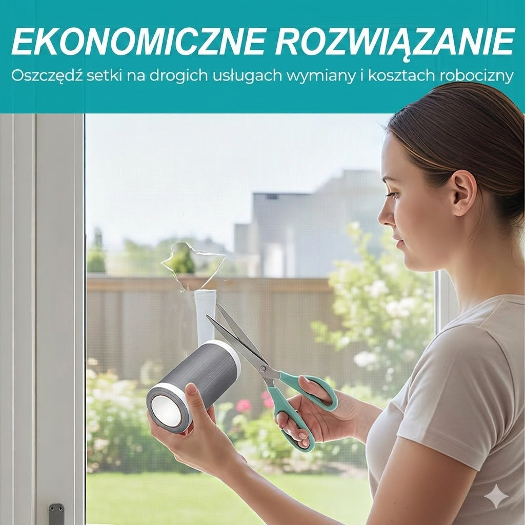 Samoprzylepna taśma do naprawy siatki przeciw owadom