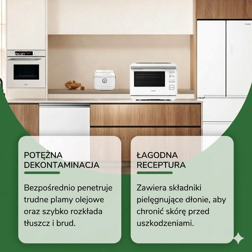 Uniwersalny enzymatyczny środek czyszczący w piance – silny odplamiacz