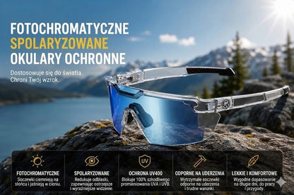 Okulary rowerowe - Okulary przeciwsłoneczne z soczewkami adaptacyjnymi