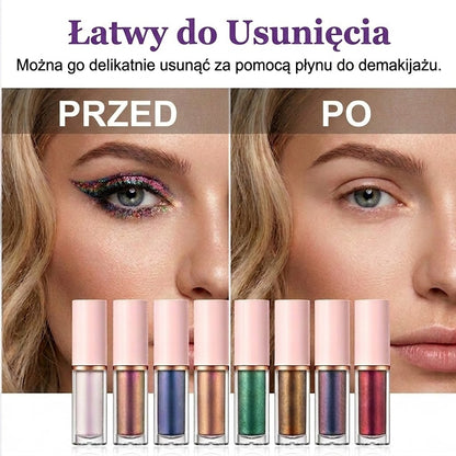 ✨ 8-częściowy zestaw brokatowych eyelinerów w płynie
