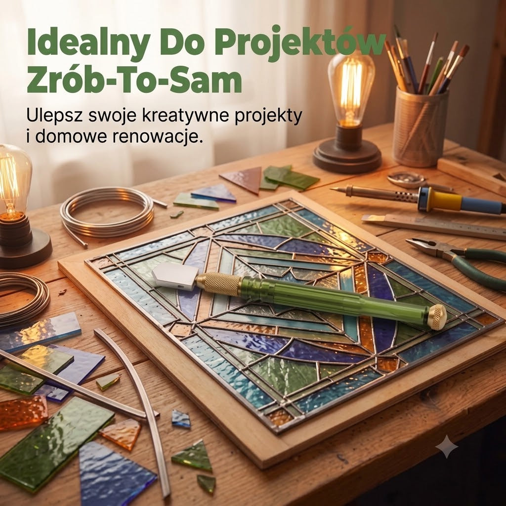 Profesjonalny diamentowy nóż do szkła – Kółko tnące az utwardzonego stopu