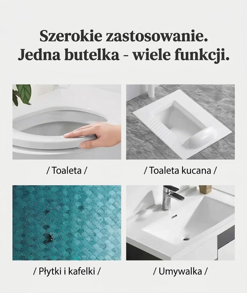 Wielofunkcyjny spray do łazienki