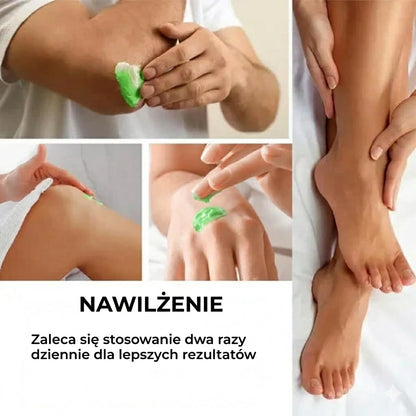 Nawilżający krem do stóp z olejkiem z drzewa herbacianego i aloesem – stworzony z myślą o suchej skórze stóp