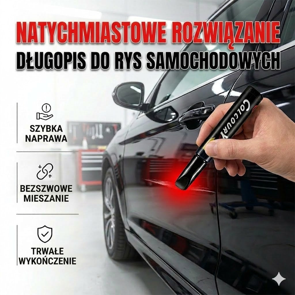 🚗 Jednodotykowy pisak do lakieru samochodowego - Usuwanie rys i naprawa lakieru ✏️