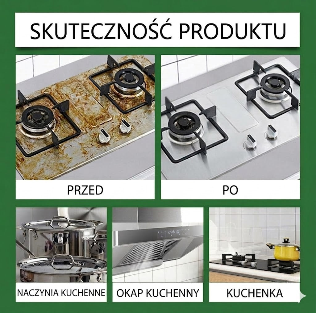 Uniwersalny enzymatyczny środek czyszczący w piance – silny odplamiacz