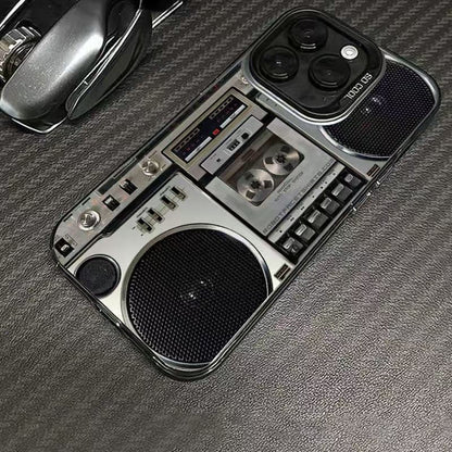 Etui na telefon z motywem retro kasety