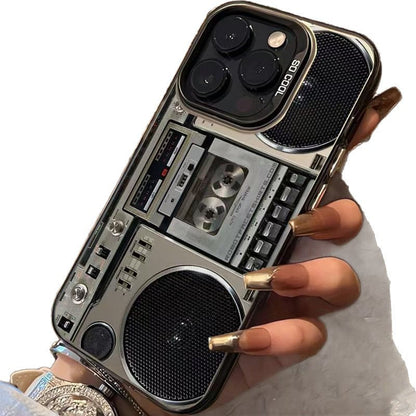 Etui na telefon z motywem retro kasety